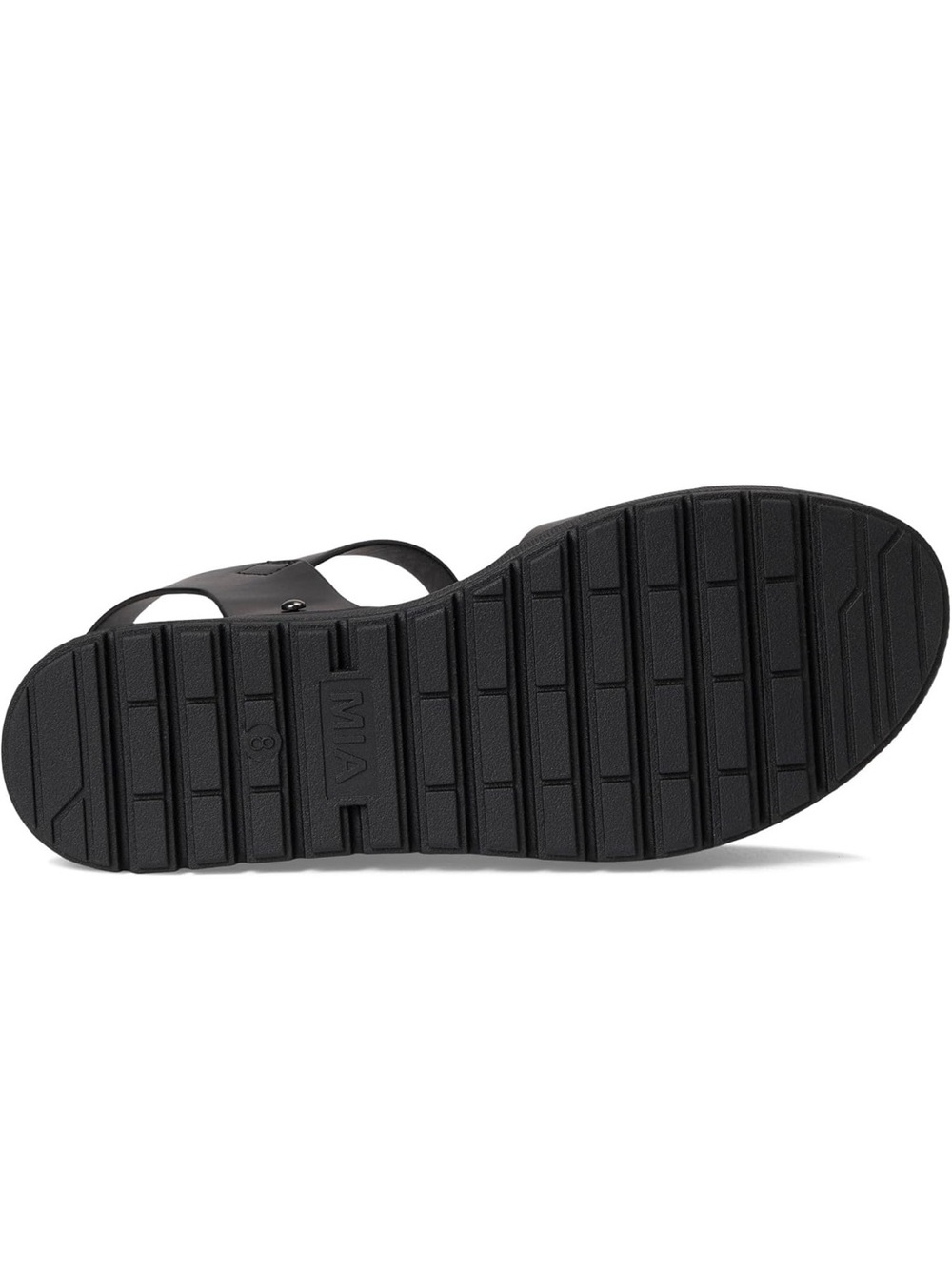 ♥️♥️ Mia Black Platform Ankle-Strap Sandals - Picture 4 of 8